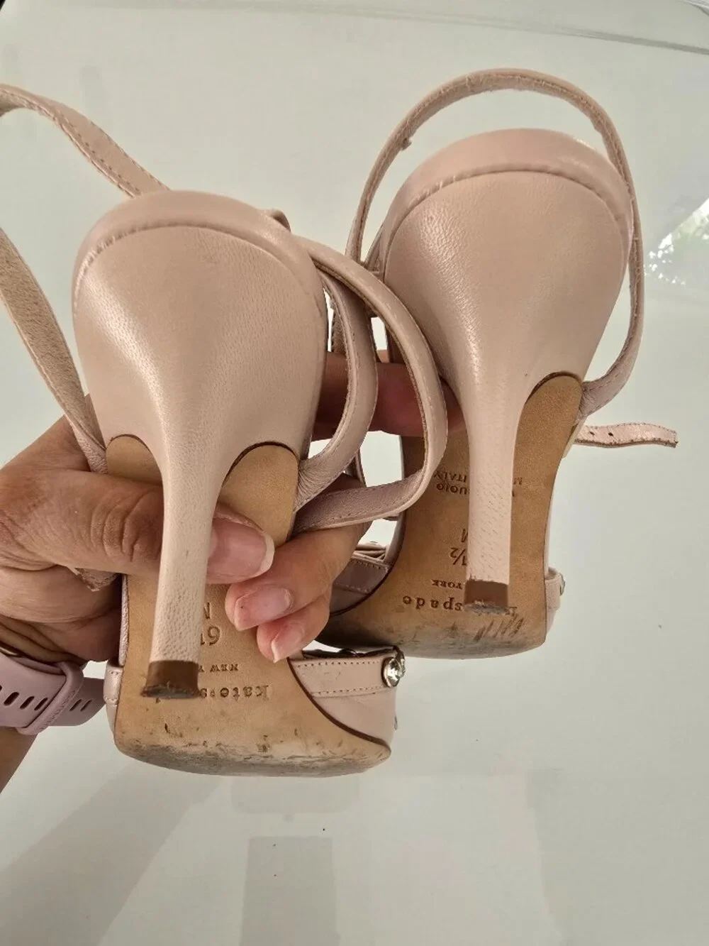Kate Spade Julianna Jeweled Blush Pump